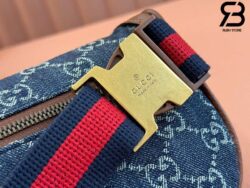 Túi Gucci Small Belt Bag With Interlocking G Supreme Denim Best Quality