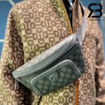 Túi Gucci Small Ophidia Belt Bag Xám Đen Supreme Best Quality