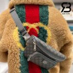 Túi Gucci Small Ophidia Belt Bag Xám Đen Supreme Best Quality