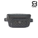 Túi Gucci Small Ophidia Belt Bag Xám Đen Supreme Best Quality