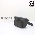 Túi Gucci Small Ophidia Belt Bag Xám Đen Supreme Best Quality