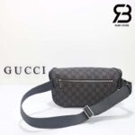 Túi Gucci Small Ophidia Belt Bag Xám Đen Supreme Best Quality