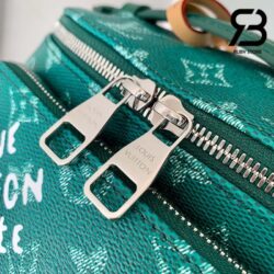Túi LV Rush Bumbag Monogram Heritage Canvas Green Best Quality