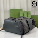 Ba Lô Gucci Ophidia Meidum Backpack Xám Đen GG Supreme 40CM Best Quality