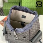 Ba Lô Gucci Ophidia Meidum Backpack Xám Đen GG Supreme 40CM Best Quality