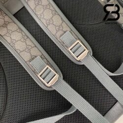 Ba Lô Gucci Ophidia Meidum Backpack Xám Đen GG Supreme 40CM Best Quality