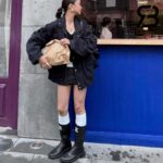 Giày Chanel High Rubber Rain Boot Đen Best Quality