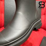 Giày Chanel High Rubber Rain Boot Đen Best Quality