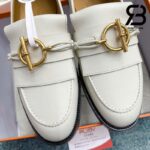 Giày Hermes Impact Loafer Blanc De Paris Calfskin Best Quality