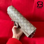 Túi Gucci Dionysus Small Shoulder Bag Beige Ebony GG Supreme Nâu Be Best Quality