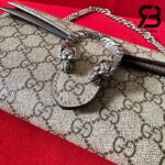Túi Gucci Dionysus Small Shoulder Bag Beige Ebony GG Supreme Nâu Be Best Quality