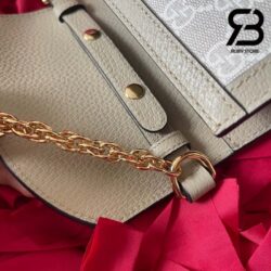 Túi Gucci Ophidia Mini Shoulder Bag Trắng Beige GG Supreme Best Quality