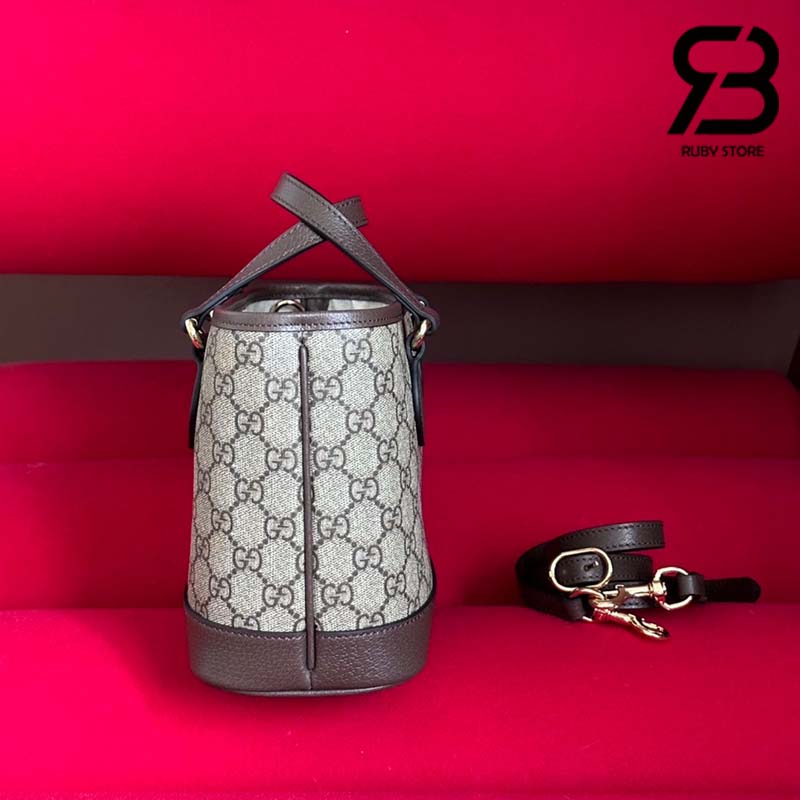 Túi Gucci Ophidia Mini Tote Bag Beige Ebony Supreme Best Quality