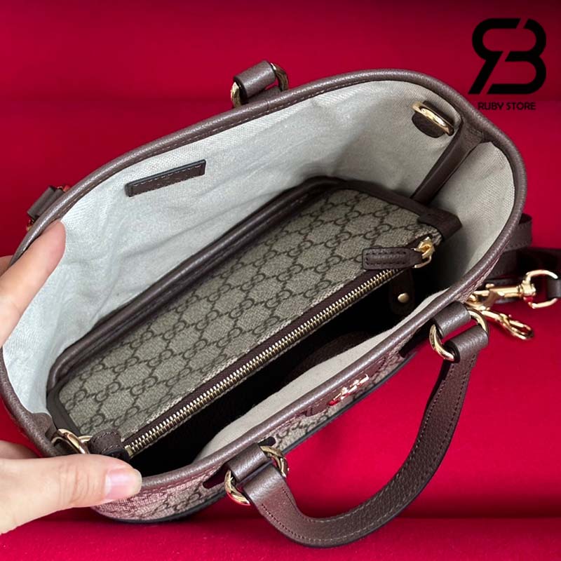 Túi Gucci Ophidia Mini Tote Bag Beige Ebony Supreme Best Quality