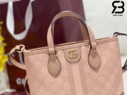 Túi Gucci Ophidia Mini Tote Bag Hồng Dusty Supreme Best Quality