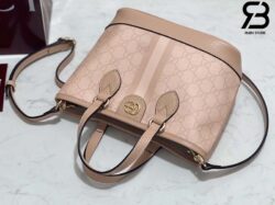 Túi Gucci Ophidia Mini Tote Bag Hồng Dusty Supreme Best Quality