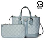 Túi Gucci Ophidia Mini Tote Bag Xanh Dusty Supreme Best Quality