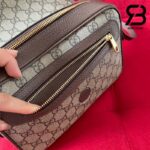 Túi Gucci Ophidia Small Shoulder Bag Beige Ebony GG Supreme Nâu Best Quality