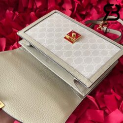 Túi Gucci Ophidia Small Top Handle Bag GG Supreme Trắng Be Best Quality