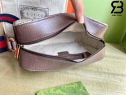 Túi Gucci Ophidia Medium Messenger Bag Beige Ebony GG Supreme Best Quality