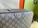 Túi Gucci Ophidia Medium Messenger Bag Xám Đen GG Supreme Best Quality