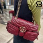 Túi Gucci Rosso Ancora GG Marmont Small Multipocket Bag Đỏ 25.5CM Best Quality