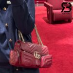 Túi Gucci Rosso Ancora GG Marmont Small Multipocket Bag Đỏ 25.5CM Best Quality