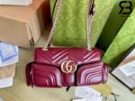 Túi Gucci Rosso Ancora GG Marmont Small Multipocket Bag Đỏ 25.5CM Best Quality