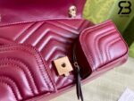Túi Gucci Rosso Ancora GG Marmont Small Multipocket Bag Đỏ 25.5CM Best Quality