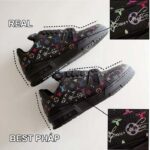 Giày Louis Vuitton x Takashi Murakami LV Trainer Black Multicolor Monogram Best Quality