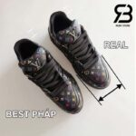 Giày Louis Vuitton x Takashi Murakami LV Trainer Black Multicolor Monogram Best Quality