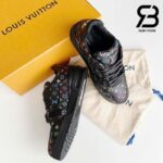Giày Louis Vuitton x Takashi Murakami LV Trainer Black Multicolor Monogram Best Quality