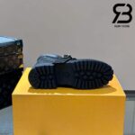 Giày Louis Vuitton x Timberland 6-In Ankle Boot Đen Monogram Best Quality