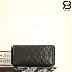 Túi Chanel 25 Small Handbag Màu Đen Da Bê 30CM Best Pháp