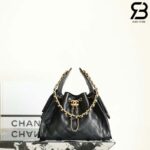 Túi Chanel 25 Small Handbag Màu Đen Da Caviar 30CM Best Pháp