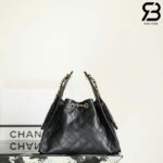 Túi Chanel 25 Small Handbag Màu Đen Da Caviar 30CM Best Pháp