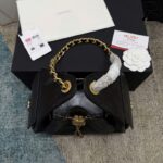 Túi Chanel 25 Small Handbag Màu Đen Da Caviar 30CM Best Pháp