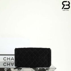 Túi Chanel 25 Small Handbag Màu Đen Da Lộn 30CM Best Pháp