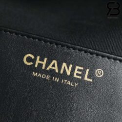 Túi Chanel 25 Small Handbag Màu Đen Da Lộn 30CM Best Pháp