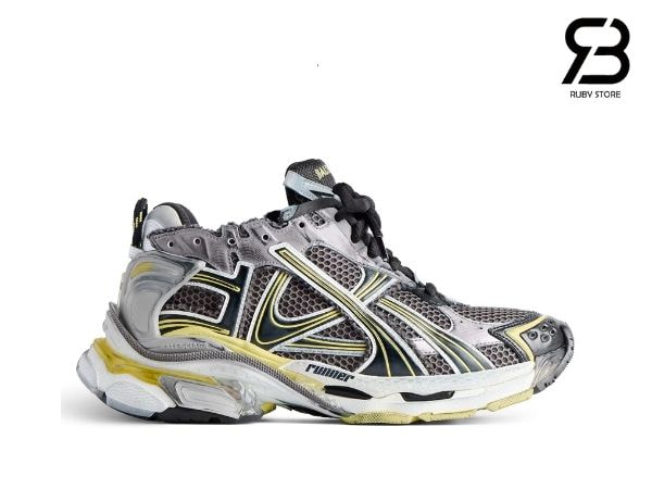 Giày Balenciaga Runner Grey Yellow White Xám Vàng Trắng Giày Balenciaga Runner Grey Yellow White Xám Vàng Trắng