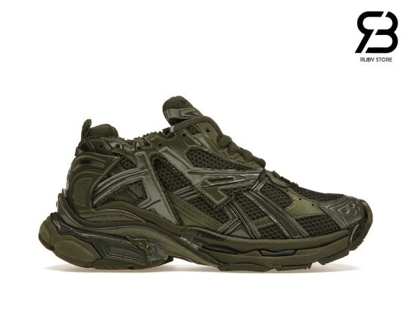 Giày Balenciaga Runner Leather Free Khaki Xanh Rêu Giày Balenciaga Runner Leather Free Khaki Xanh Rêu