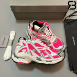 Giày Balenciaga Runner White Fluo Pink Trắng Hồng