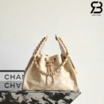 Túi Chanel 25 Small Handbag Beige Caviar 30CM Màu Be Best Quality