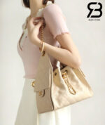 Túi Chanel 25 Small Handbag Beige Caviar 30CM Màu Be Best Quality