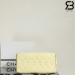 Túi Chanel 25 Small Handbag Light Yellow Caviar 30CM Vàng Nhạt Best Quality