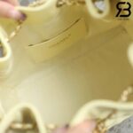 Túi Chanel 25 Small Handbag Light Yellow Caviar 30CM Vàng Nhạt Best Quality