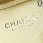 Túi Chanel 25 Small Handbag Light Yellow Caviar 30CM Vàng Nhạt Best Quality