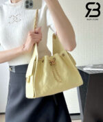 Túi Chanel 25 Small Handbag Light Yellow Caviar 30CM Vàng Nhạt Best Quality