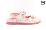 Dép Chanel Dad Sandals Printed CC Velcro Lambskin Pink Hồng Best Quality