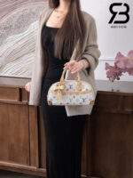Túi LV x TM Handbag East West Multicolor White Monogram Màu Trắng 27CM Best Quality